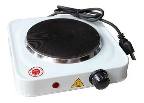 Cocinilla Eléctrica 1 Plato Encimera De 1000w Color Blanco