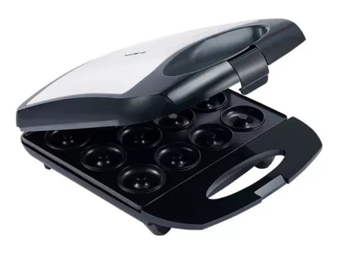 Maquina Mini Donas Sokany 12 Unidades Color Negro