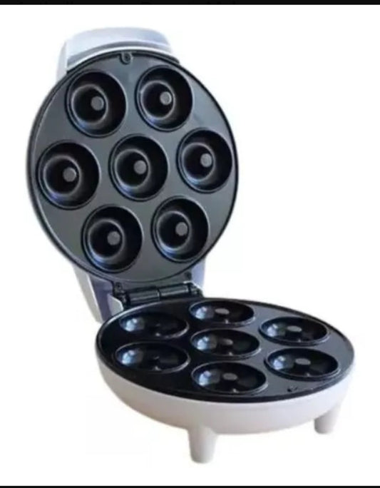 Maquina Para Mini Donas Rosquilla Antiadherente Donuts Maker Color Negro
