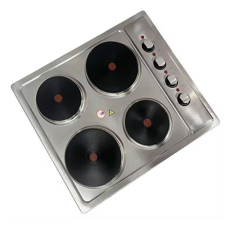 Encimera Electrica 4 Platos Acero Inoxidable 220v
