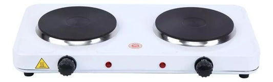 Encimera con alimentación eléctrica - Hot Plate JX-200A 220V color blanco - 2 hornallas