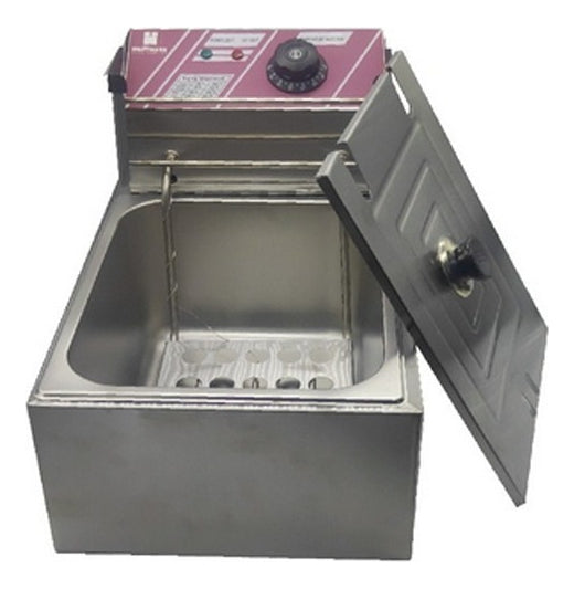 Freidora Eléctrica Hoffmans Hm-88-1 - Acero Inoxidable