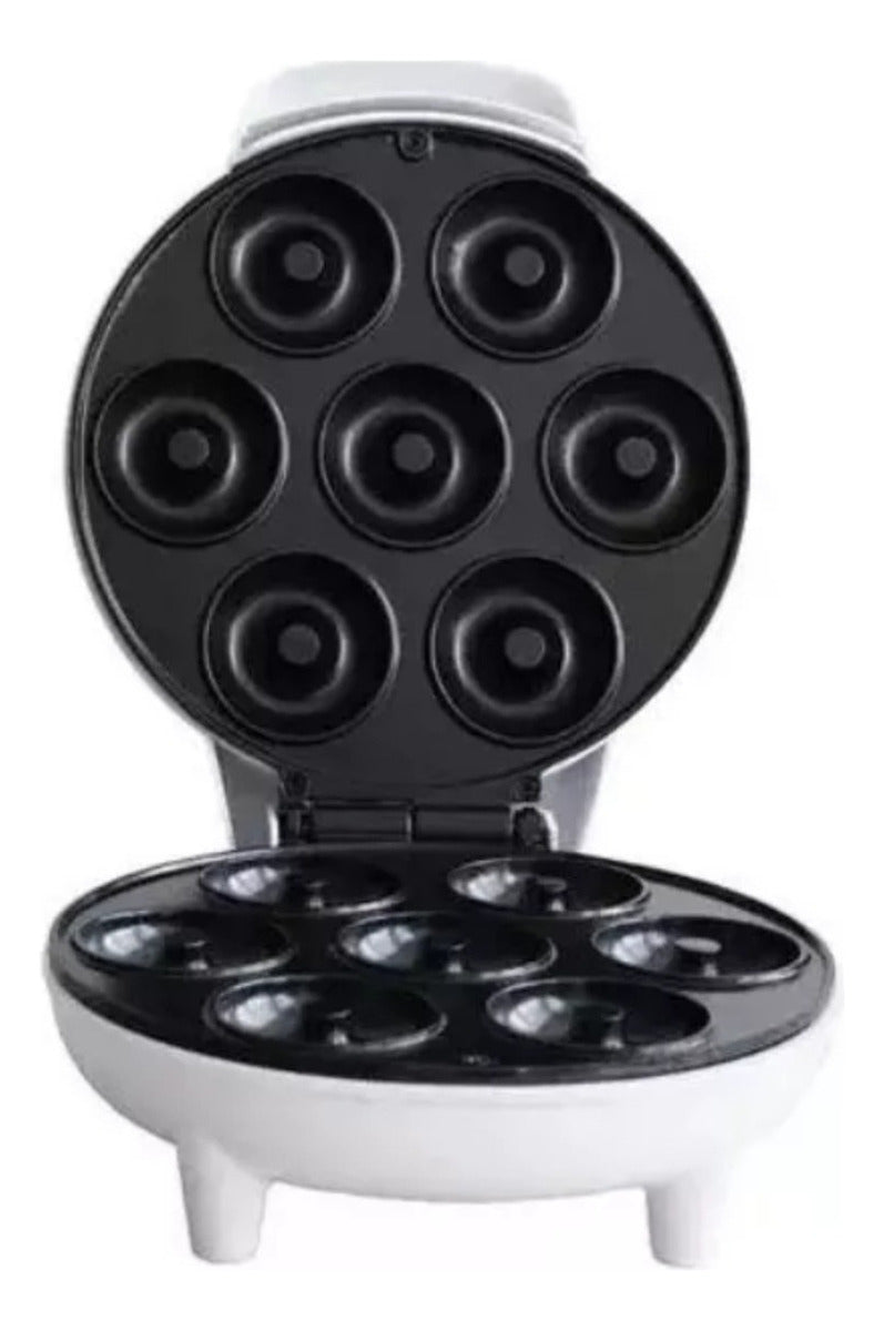 Maquina Para Mini Donas Rosquilla Antiadherente Donuts Maker Color Negro