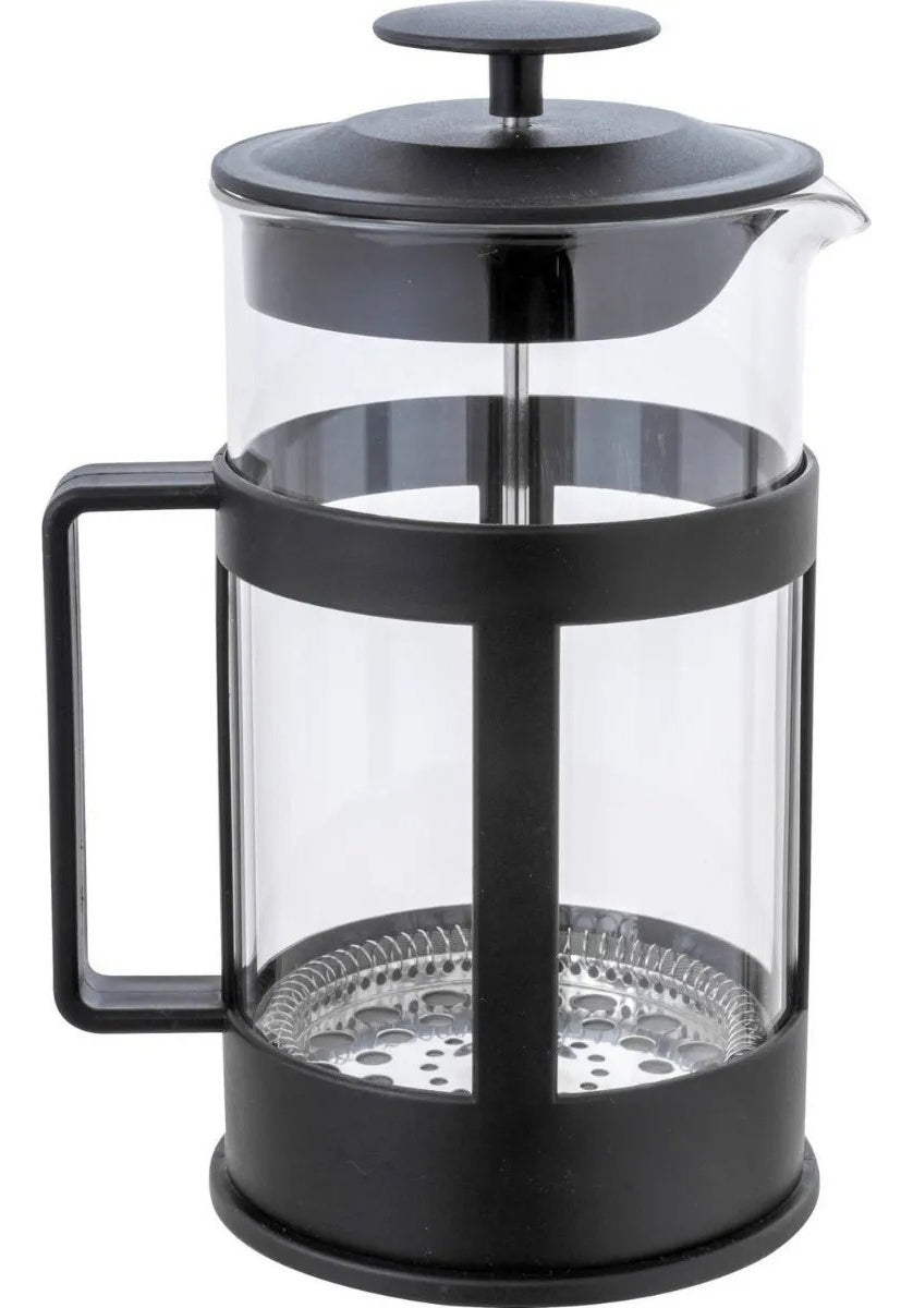 Prensa Francesa 600 Ml Filtro Vidrio Café Color Negro