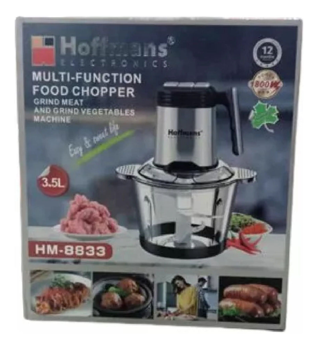 Picadora Gran Potencia Hoffmans Hm-8833