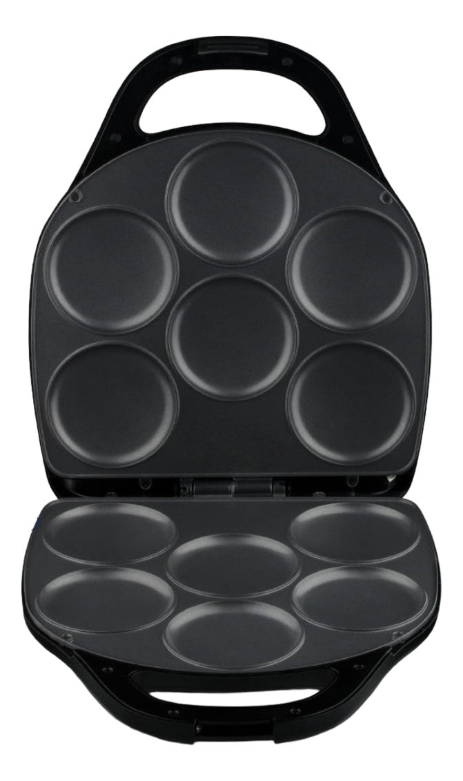 Máquina De Muffins Mini Panqueques Arepas Huevos Pasteles Color Negro