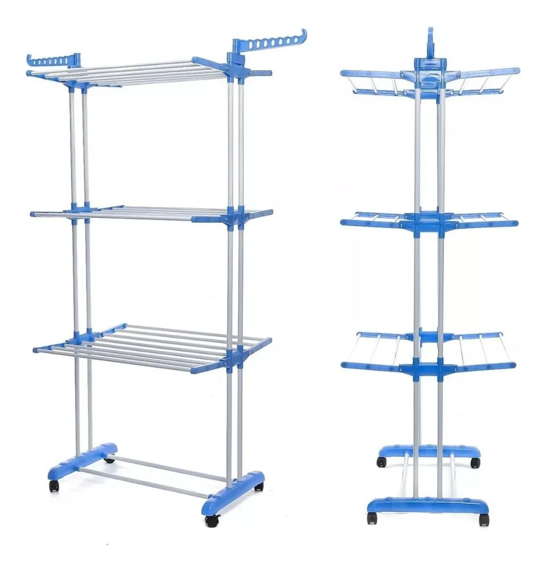 Tendedero Organizador Colgador Ropa Plegable 3 Niveles