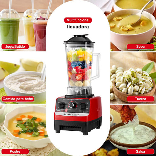 Licuadora Industrial Professional Blender Sc-1589 2 L