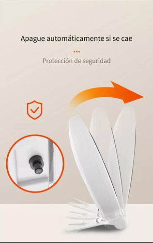 Estufa Calefactor Cuarzo 800w Sistema Seguridad Bajo Consumo