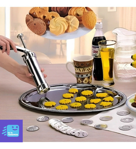 Maquina Para Galletas Y Decoración Repostería 14 Accesorios