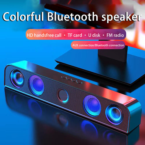 Sistema De Cine En Casa Con Audio Bluetooth Colorido J Hy-68