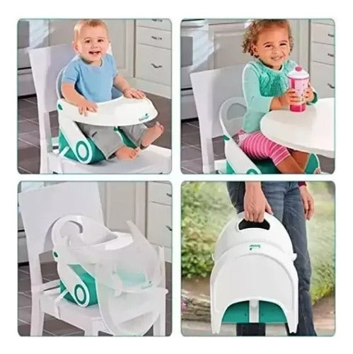 Silla Ajustable De Bebe Infantil Plegable Portátil Elevador
