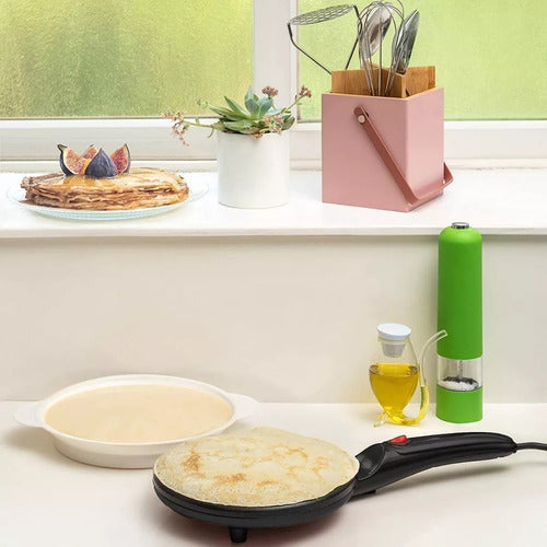 Panquequera Eléctrica Antiadherente Maquina Crepe Multiusos