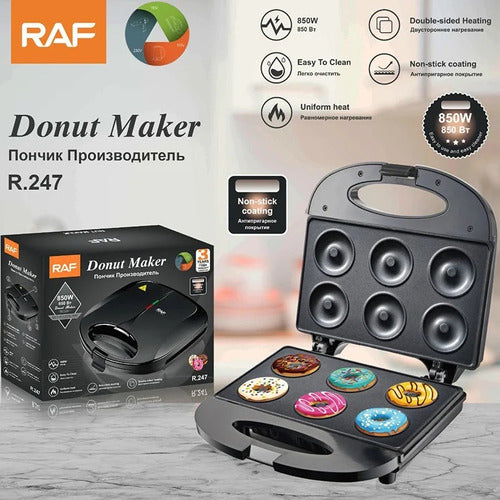 Mini Máquina Para Hacer Donas Postres Donuts Sokany Color Negro