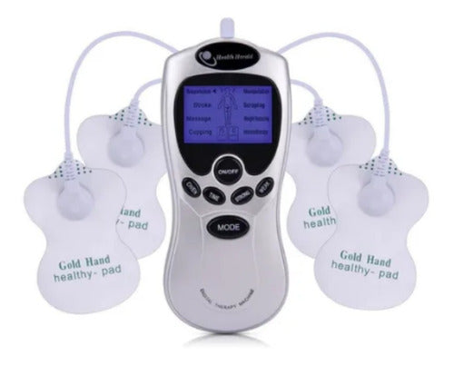 Aparato de fisioterapia, electrochoque, masaje, dolor muscular