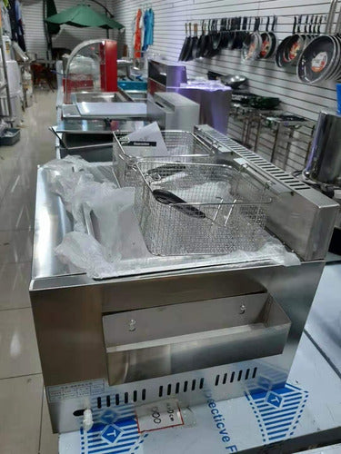 Freidora A Gas Doble sin pedestal