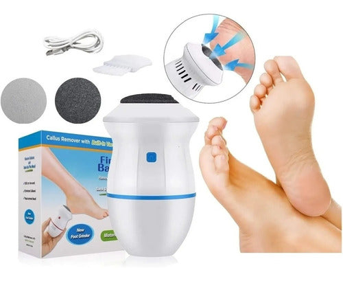 Removedor Durezas Eléctrico De Pies Quita Callos Usb/pilas