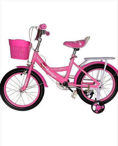Bicicleta Aro 12 Para Niñas Y Niños Con Canasto