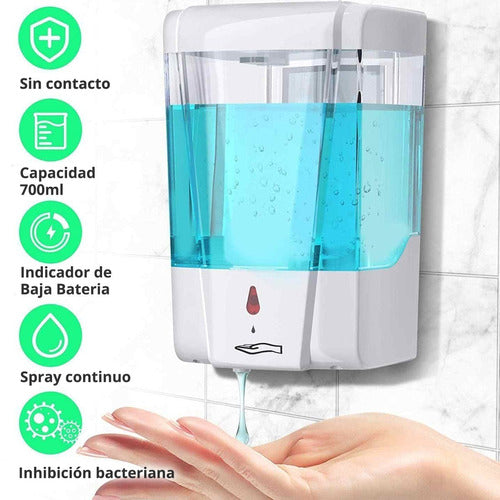 Dispensador Automático Sin Contacto De Jabón O Alcohol Gel