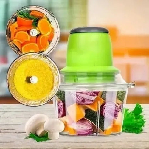 Picador Eléctrico De Verduras, Carnes Y Frutas Pica Todo