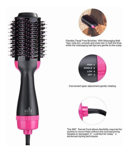 Cepillo de Cabello Secador y voluminizador One Step