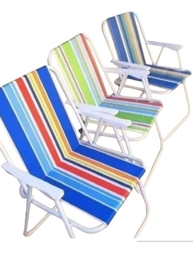 Silla Playera Plegable Ideal Para La Piscina Playa