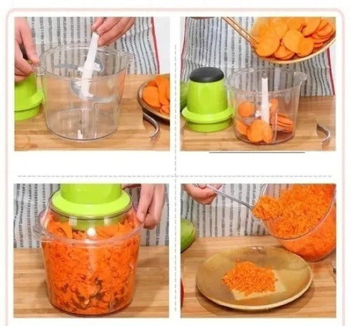 Picador Eléctrico De Verduras, Carnes Y Frutas Pica Todo