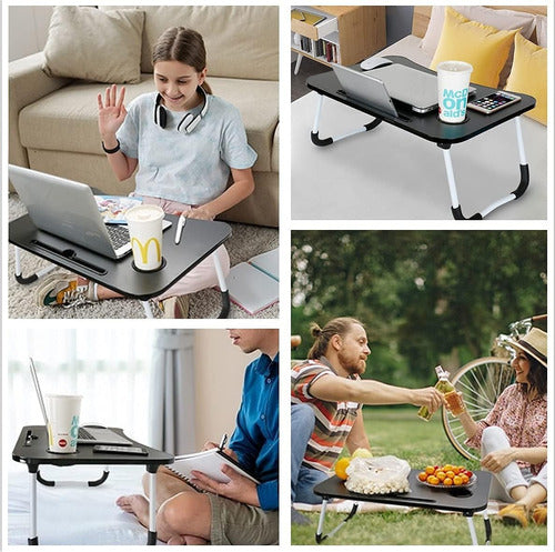 Escritorio Portátil Astoryou, Mesa Portátil Plegable Para Ca