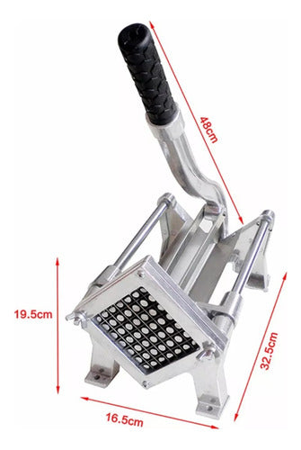 Picadora Cortadora De Muro Para Papa Y Cebolla 8mm10mm Y12mm