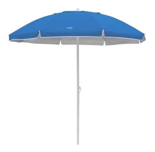 Sombrilla Playa Jardin Grande 2 Metros Reforzada Inclinacion Color Azul - 2mts