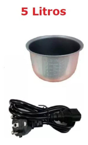 Arrocera Olla Eléctrica Multifucional Marado 5lts 900w 220v