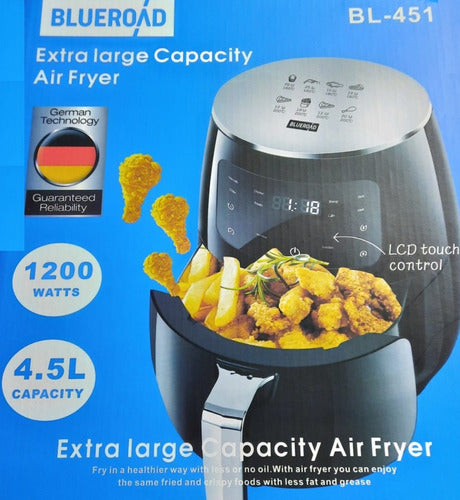 Freidora De Aire Airfryer Sin Aceite Pantalla Digital 4,5 Lt