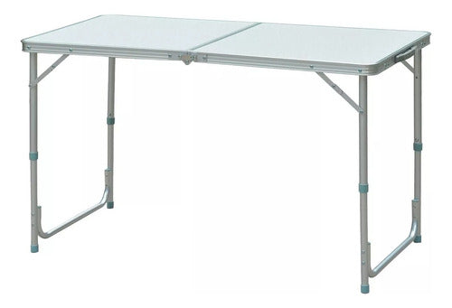 Mesa De Camping Plegable Y Convertible Con Altura Regulable