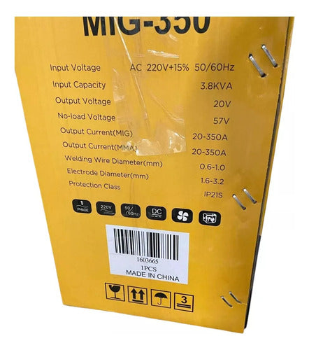Soldadora Tasbel Mig/mma-350 350a 220v