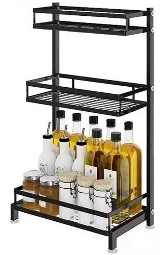 Organizador Cocina Especiero Rack 3 Niveles Especias Metal