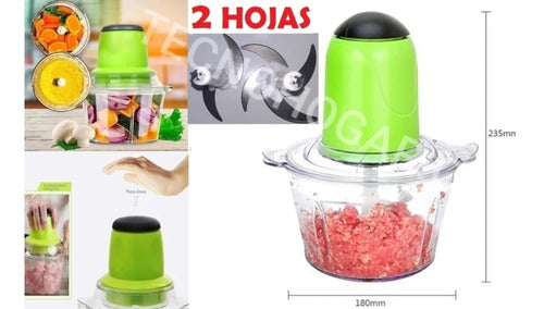Picador Eléctrico De Verduras, Carnes Y Frutas Pica Todo