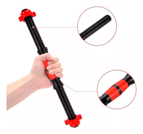 Set De Mancuernas Unibles De 20kg Con Barra De Extensión.