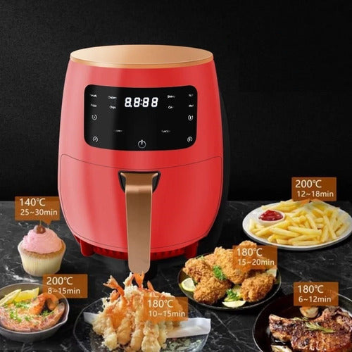 Freidora De Aire Airfryer Sin Aceite Pantalla Digital 4,5 Lt