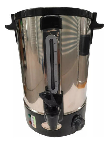 Termo Hervidor Cubo Aislado De Doble Capa De 20l Acero Inox.