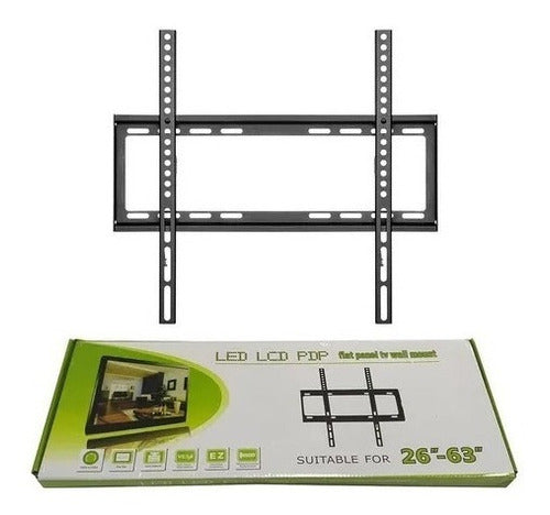 Soporte Tv Televisor 49 Pulgadas Lcd Led Pared Monitor 50 Kg Color Negro
