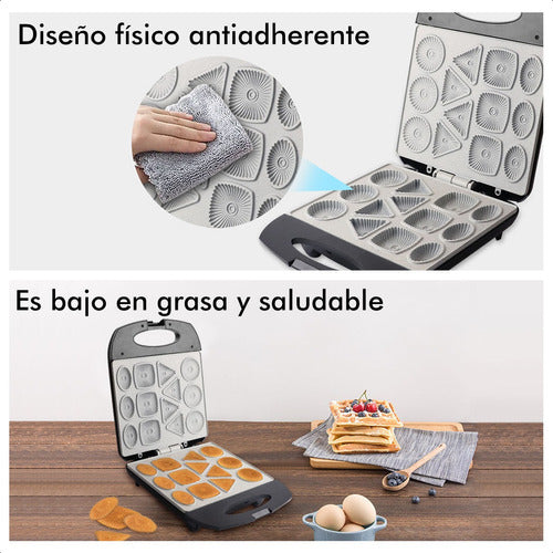 Maquina Eléctrica Para Hacer Galletas Postre Dulces 1400w