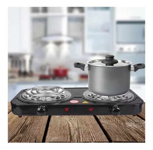 Cocina Cocinilla  Eléctrica 2 Platos Star Chef 2000w