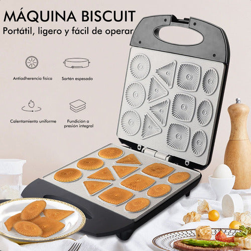 Maquina Eléctrica Para Hacer Galletas Postre Dulces 1400w