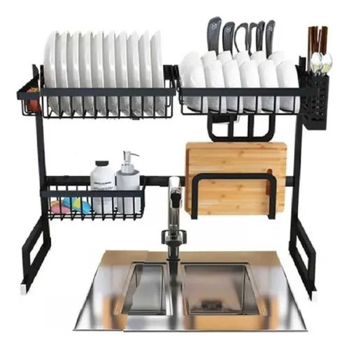 Secaplato Escurridor Secador Loza Organizador De Loza 65cm