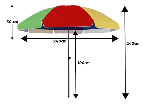Sombrilla Quitasol Paragua 240cm Sombrilla Playa Uv Sol Sombrilla Playa Uv Sol Quitasol Playa Parasol Sombrilla Plegable Sombrillas Quitasoles Parasol Qatarshop