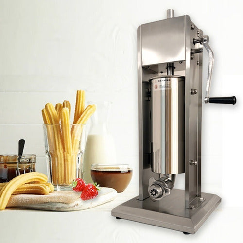 Máquina Churros Manual Vertical 3 Lts Acero Inoxidable