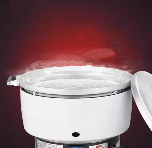 Olla Arrocera A Gas Songyi 15l Para 80 Personas (10kg Arroz)