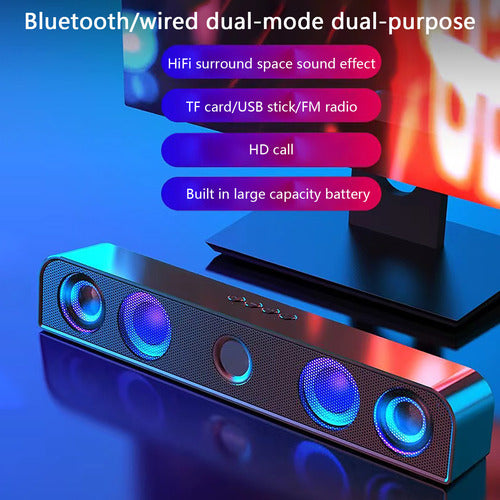 Sistema De Cine En Casa Con Audio Bluetooth Colorido J Hy-68