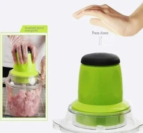 Picador Eléctrico De Verduras, Carnes Y Frutas Pica Todo