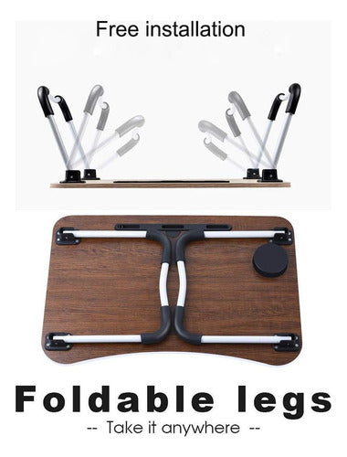 Escritorio Portátil Astoryou, Mesa Portátil Plegable Para Ca